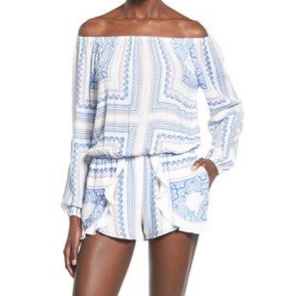 Lovers + Friends Carmella paisley romper
